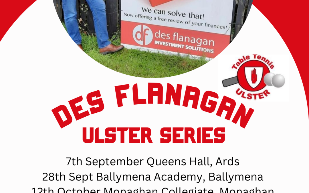 Des Flanagan Investment Solutions Ulster series 24/25